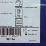 Trusa sanitara auto DIN13164-2022, aviz MS si RAR, albastra RUNKIT