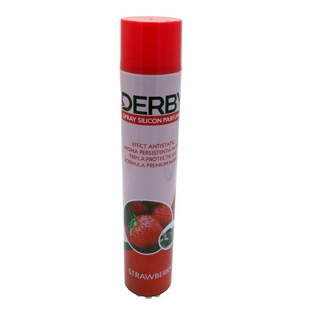 Spray pentru bord cu silicon parfumat Căpșuni 750 ml DERBY