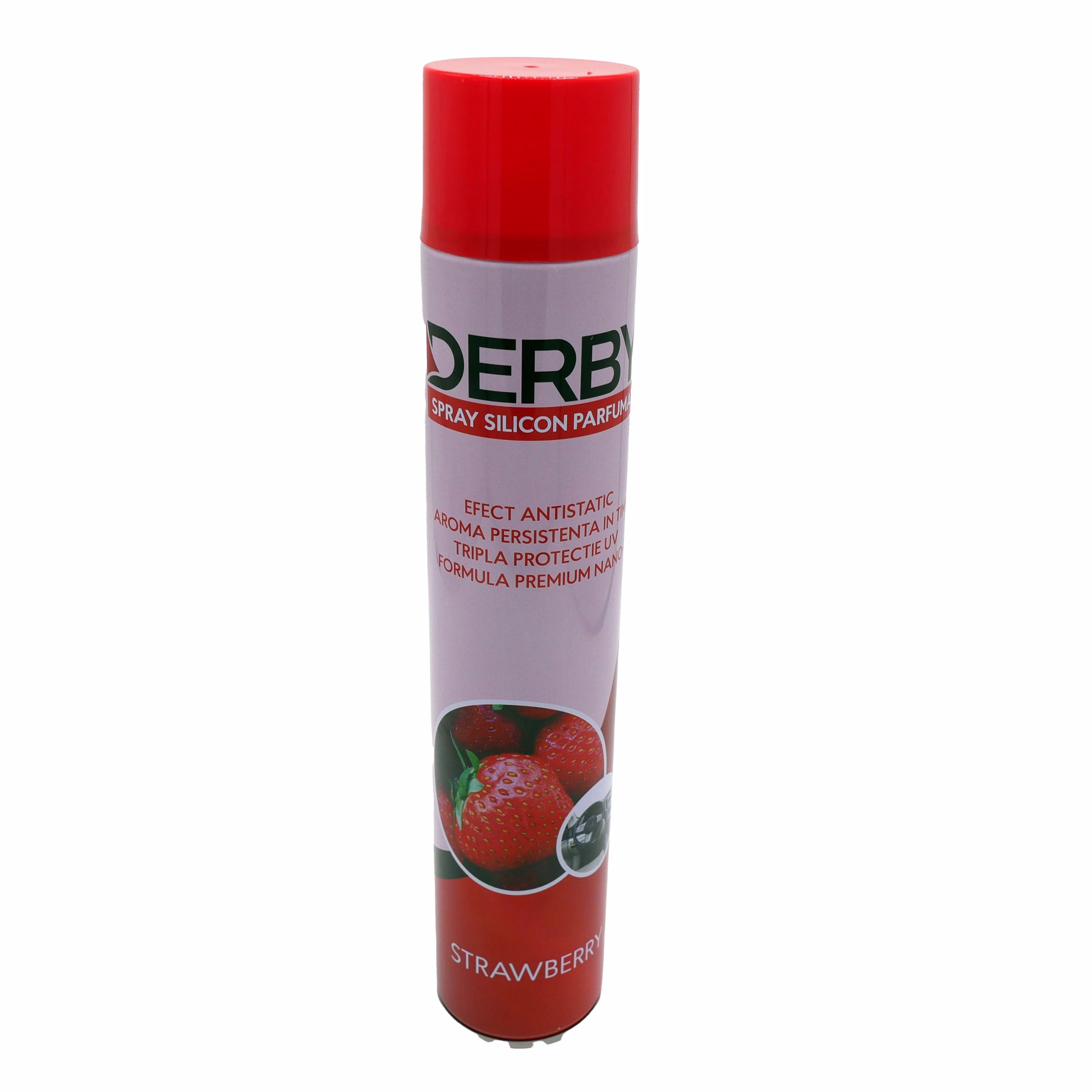 Spray pentru bord cu silicon parfumat Căpșuni 750 ml DERBY