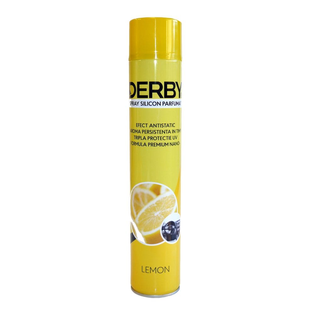 Spray pentru bord cu silicon parfumat Lămâie 750 ml DERBY