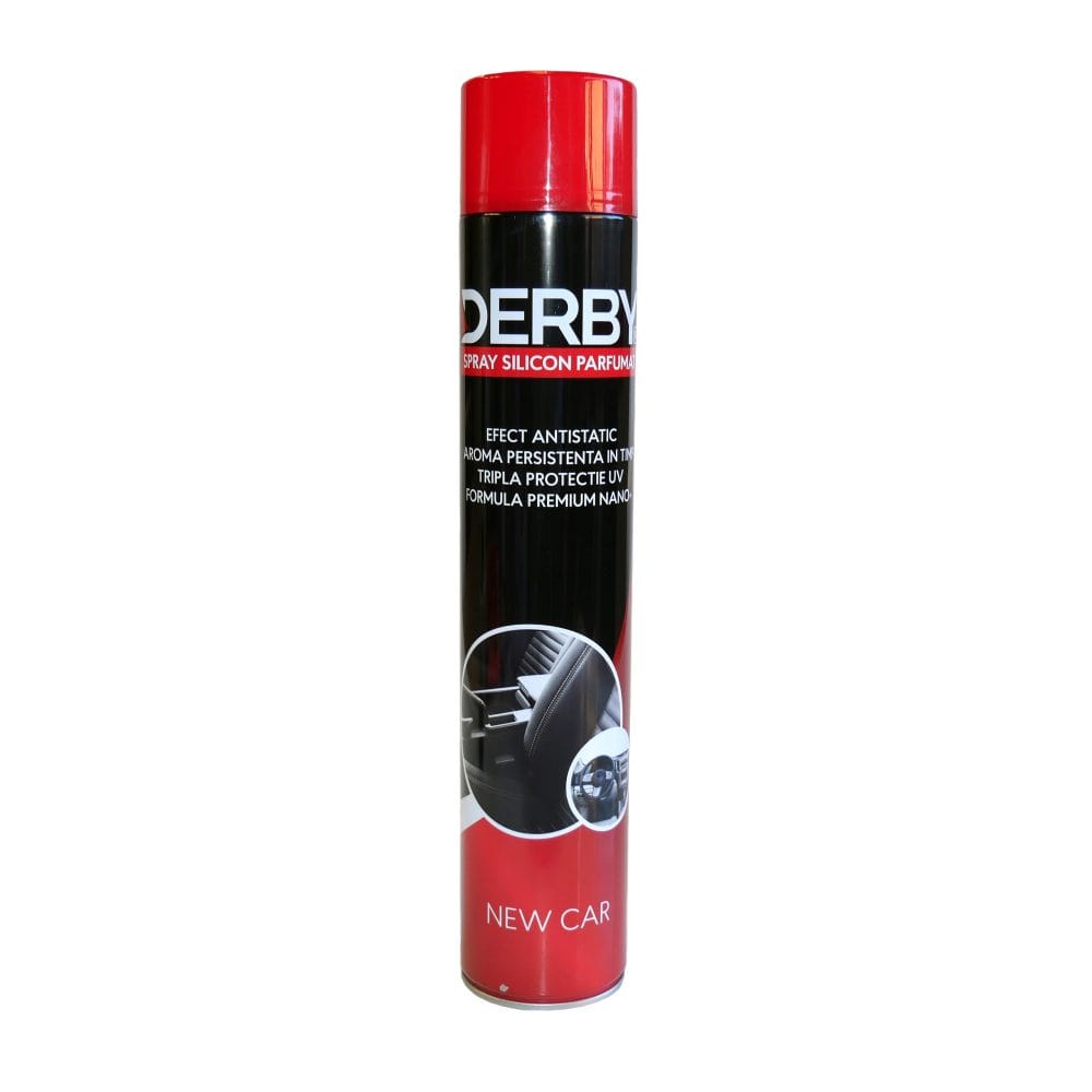 Spray pentru bord cu silicon parfumat New Car 750 ml DERBY